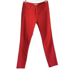 Angel Kiss Los Angeles Red Cotton stretchy skinny jeans size 13